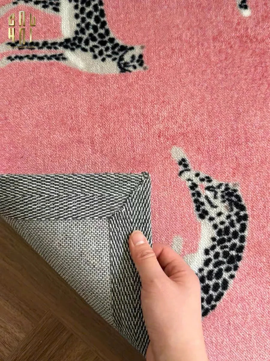 Thảm Bed Sợi Poly Plush™ 80X160 Pink Panther - CẬU HAI HOME DECOR