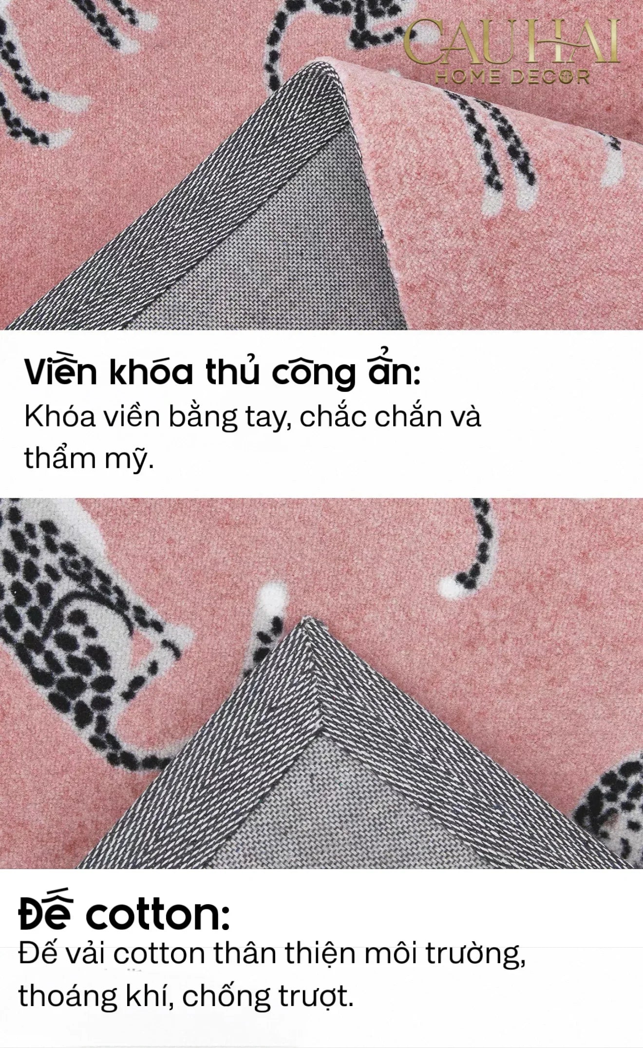 THẢM BED SỢI POLY PLUSH™ 80X160 PINK PANTHER-CẬU HAI HOME DECOR