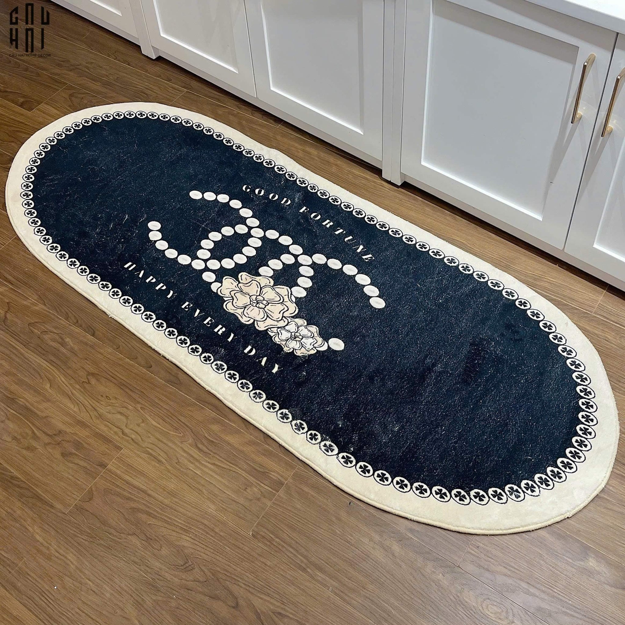 THẢM BEDDING DỆT KIM - 1M6 LOVELY COCO-CẬU HAI HOME DECOR