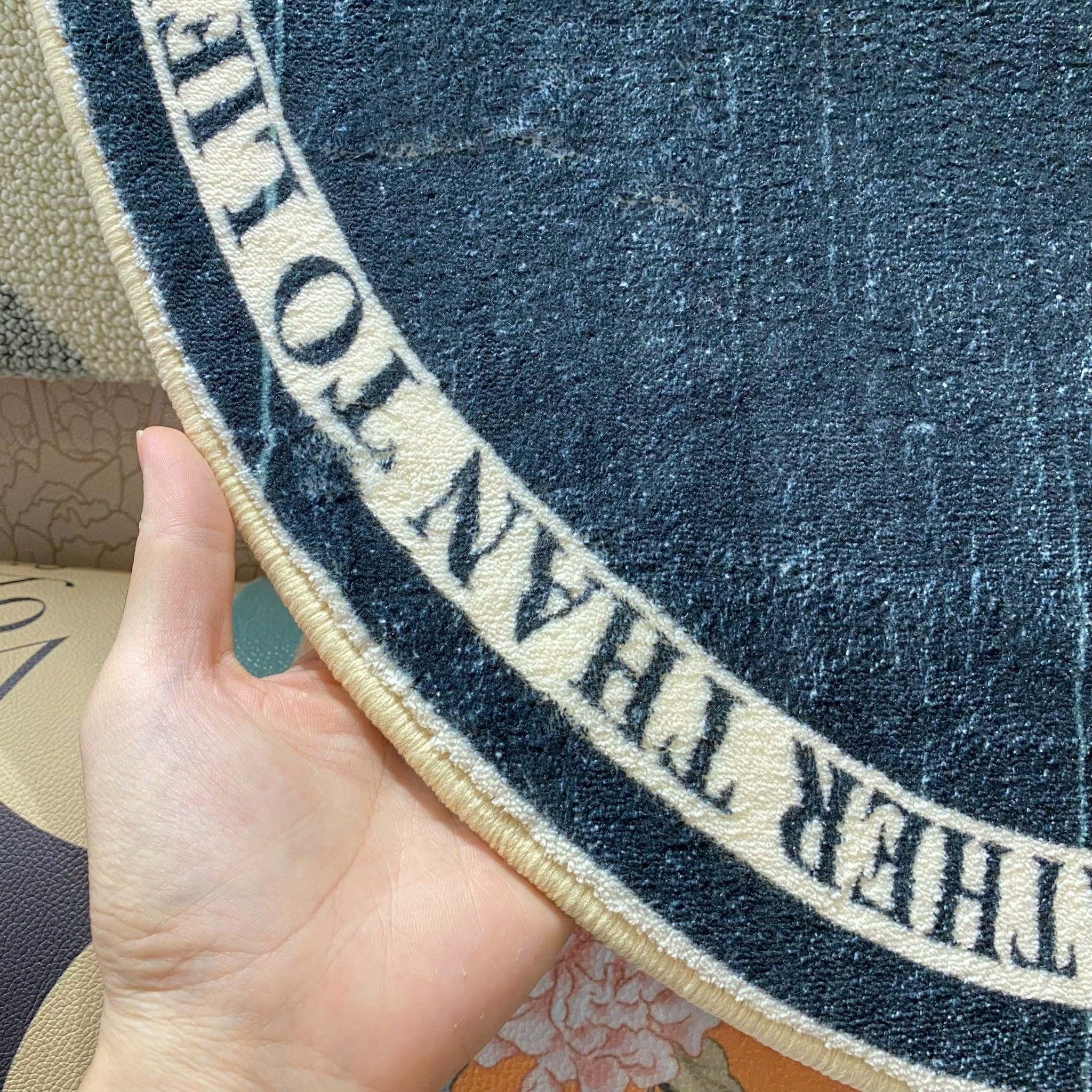 THẢM BEDDING DỆT KIM - 1M6 LOVELY COCO-CẬU HAI HOME DECOR