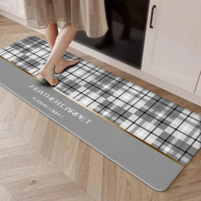 Thảm Bếp Da Cao Cấp - Water & Oil Repellent 45X150 - Feather Carpet-CẬU HAI HOME DECOR