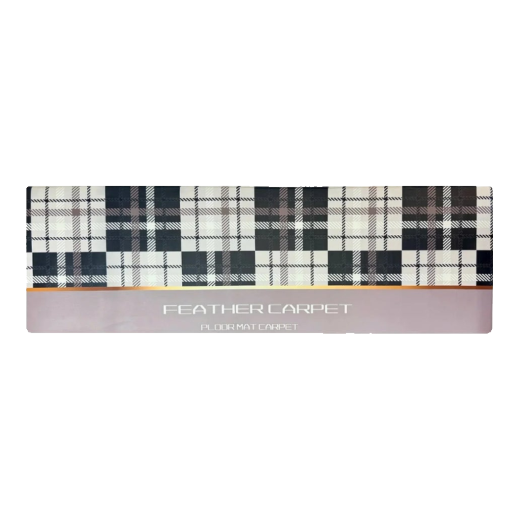 Premium Leather Kitchen Mat - Water & Oil Repellent 45X150 - Feather Carpet
