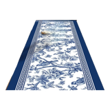 Gen5 45x150 Microfiber Kitchen Mat - Porcelain Revival Art - Indochine Oriental Jardin Kitchen Mat