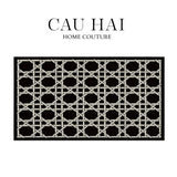 THẢM CỬA 100x120 CANNAGE D.O - NOIR-CẬU HAI HOME DECOR