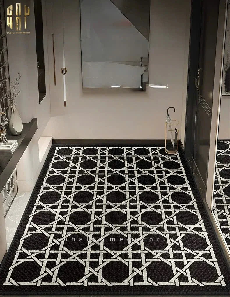 THẢM CỬA 100x120 CANNAGE D.O - NOIR-CẬU HAI HOME DECOR