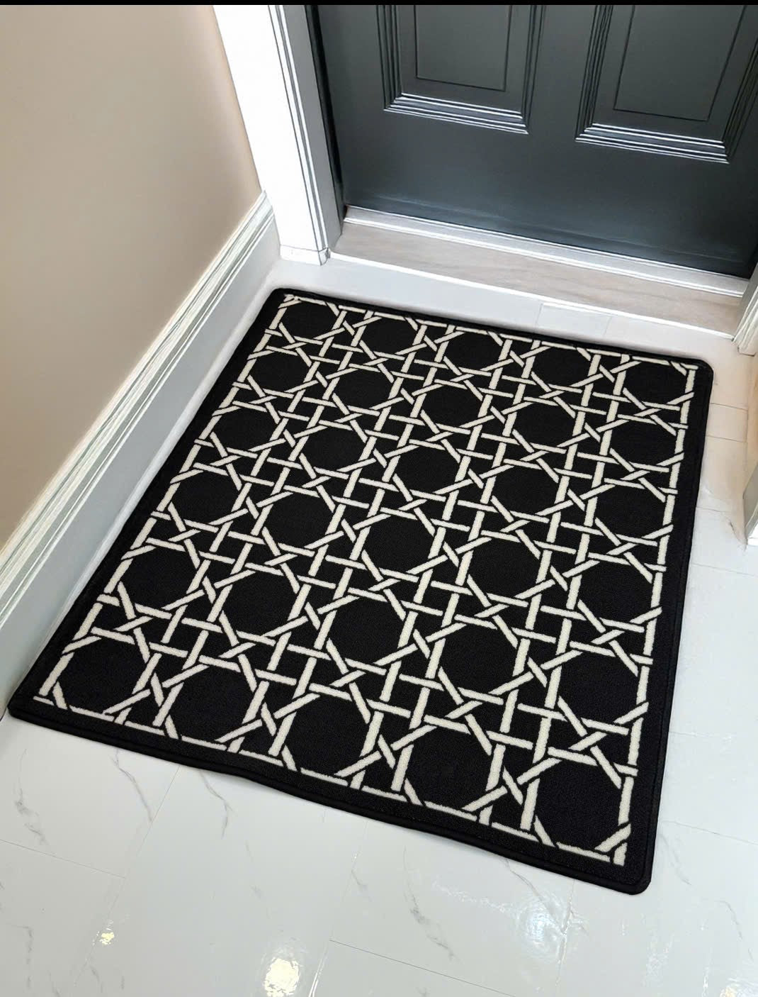 THẢM CỬA 100x120 CANNAGE D.O - NOIR-CẬU HAI HOME DECOR