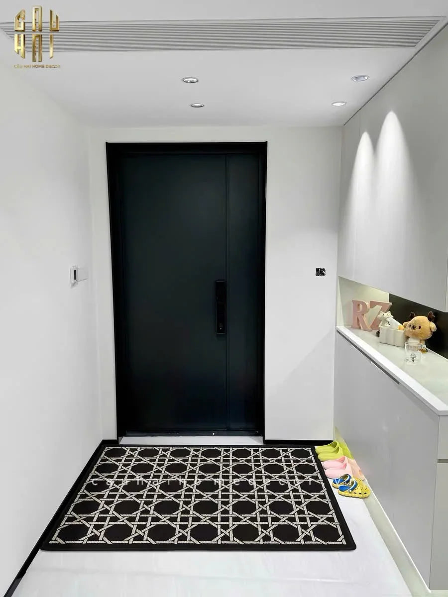 THẢM CỬA 100x120 CANNAGE D.O - NOIR-CẬU HAI HOME DECOR