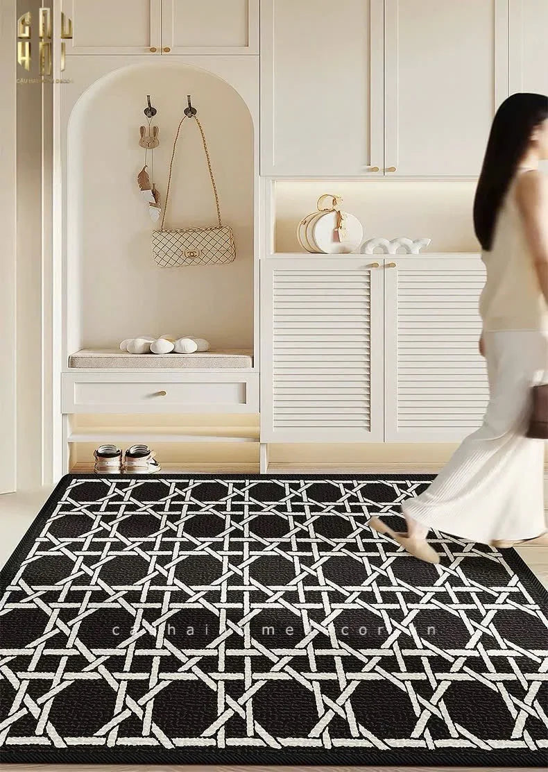 THẢM CỬA 100x120 CANNAGE D.O - NOIR-CẬU HAI HOME DECOR