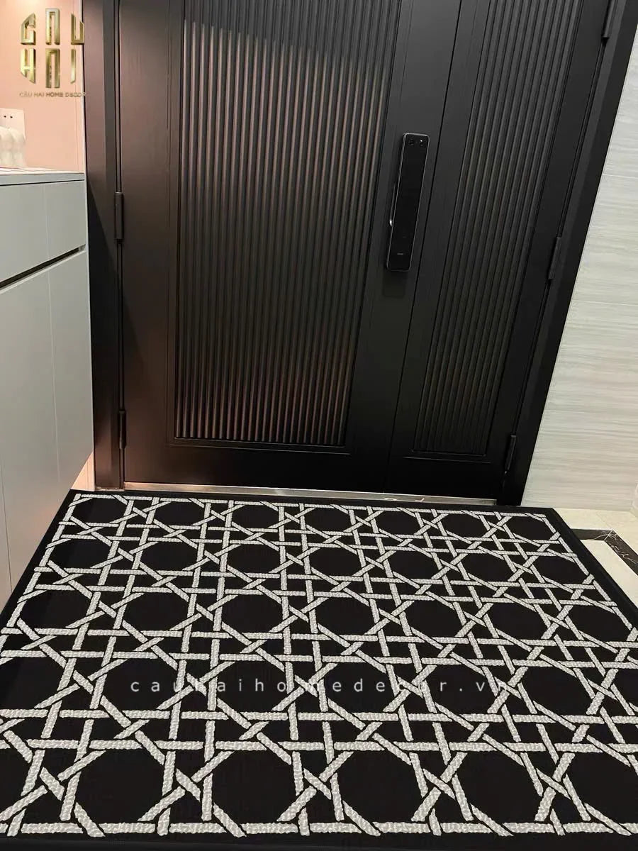 THẢM CỬA 100x120 CANNAGE D.O - NOIR-CẬU HAI HOME DECOR