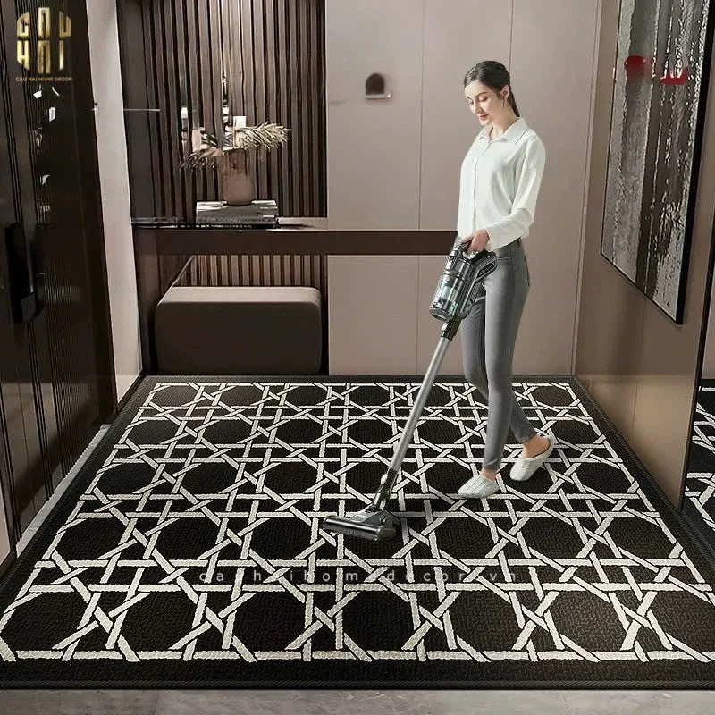 THẢM CỬA 100x120 CANNAGE D.O - NOIR-CẬU HAI HOME DECOR