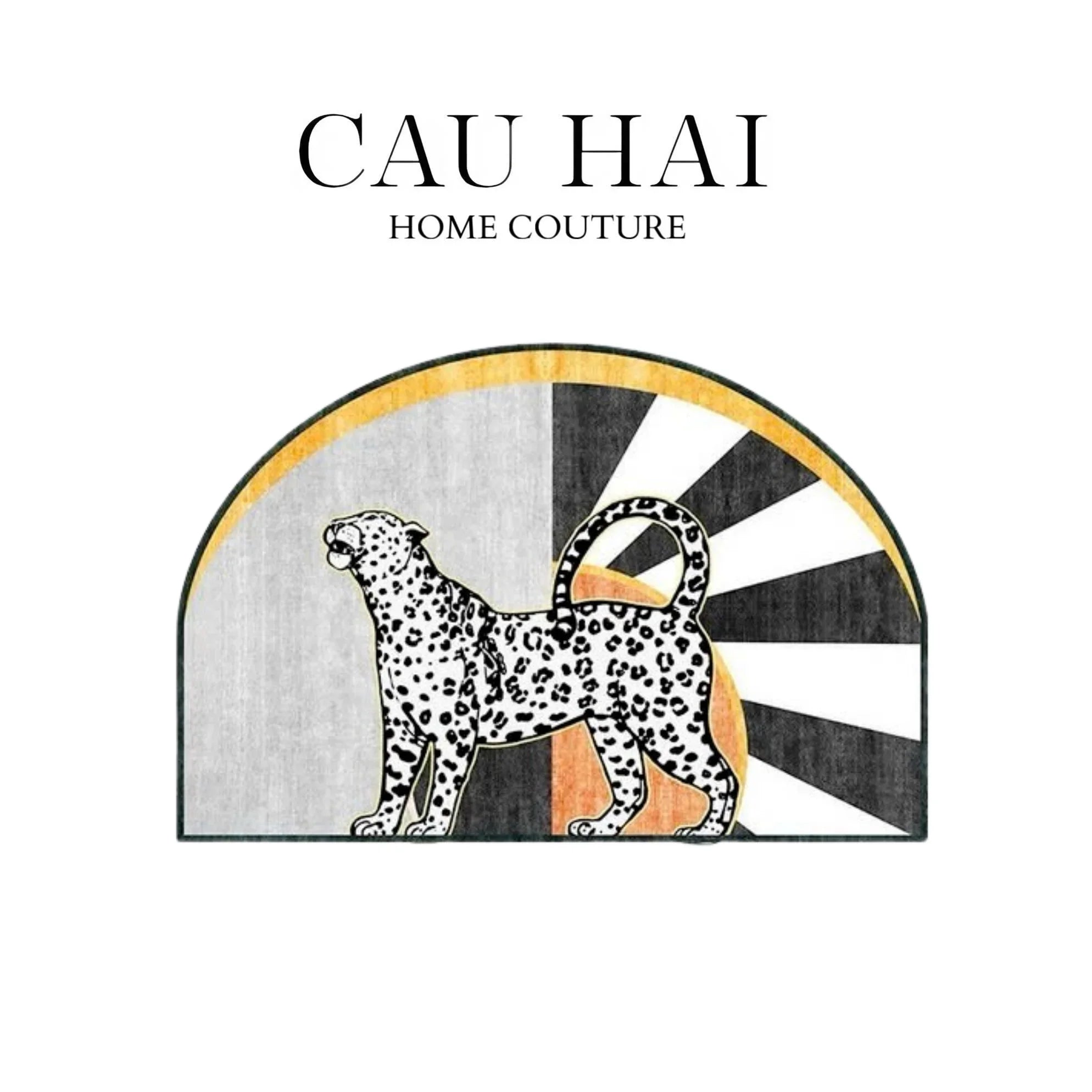 THẢM CỬA 60X90 - LA PANTHÈRE IMPÉRIALE-CẬU HAI HOME DECOR