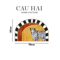 Thảm Cửa 60X90 - Panthère De Cirque-CẬU HAI HOME DECOR