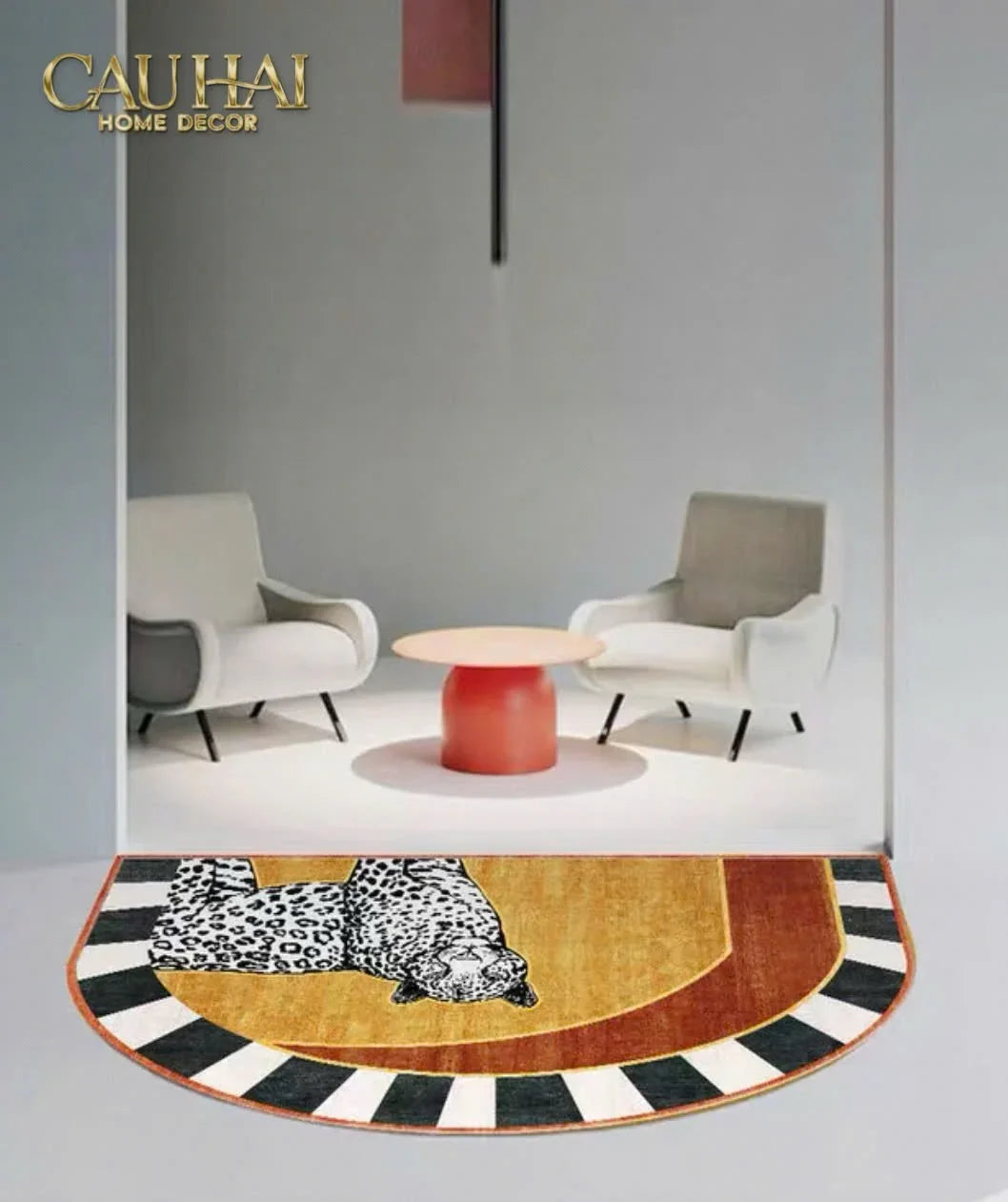 Thảm Cửa 60X90 - Panthère De Cirque-CẬU HAI HOME DECOR