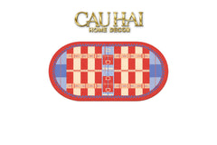 Thảm Cửa / Bathroom Micro-Nappa Gen8 45x90 Rouge Vermillion Équestre Horsebits Signature-CẬU HAI HOME DECOR