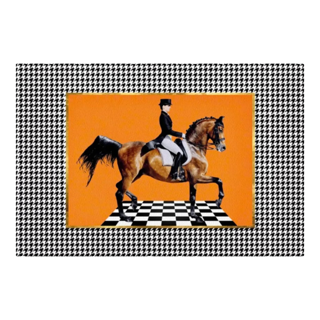 Leather Door Mat 100X120 - Hound Ob Horseman