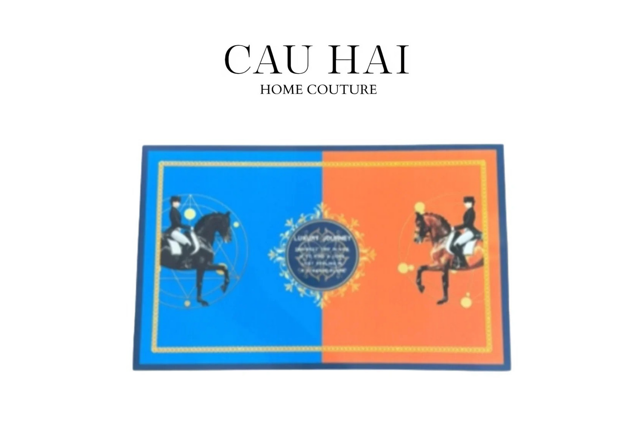THẢM CỬA DA 50X80 - OB HORSEMAN DOOR MAT-CẬU HAI HOME DECOR