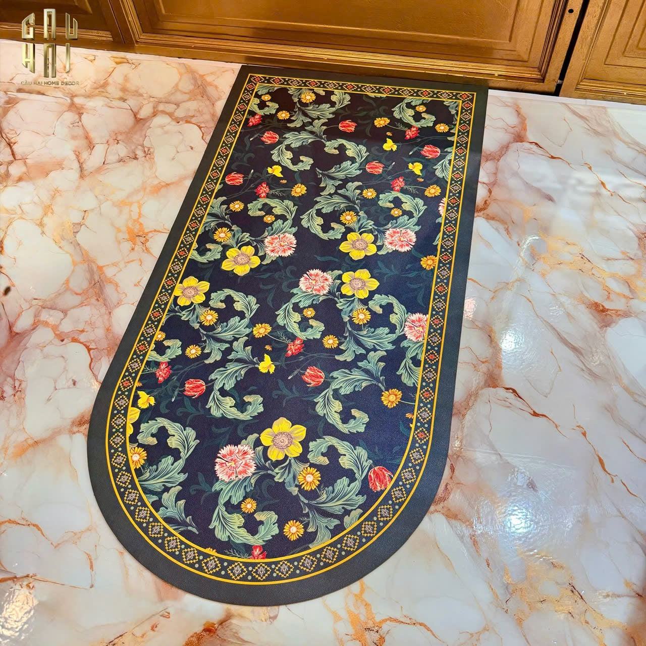 THẢM CỬA DA 60x120 LE NUIT JARDIN-CẬU HAI HOME DECOR