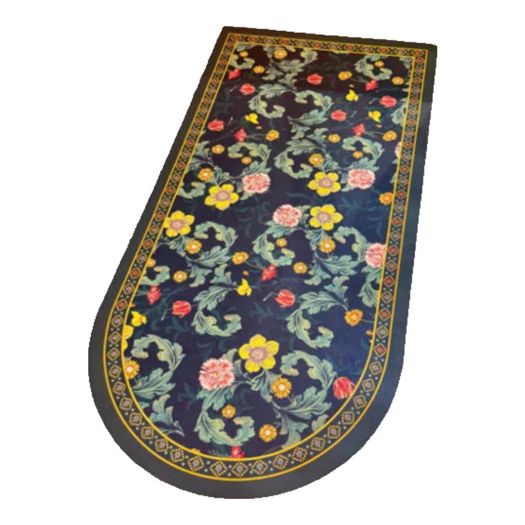 60x120 Le Nuit Jardin Leather Door Mat