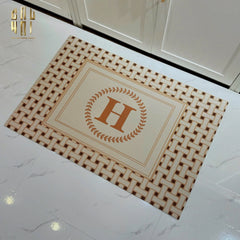 Thảm Cửa Da 60X90 - Iconic Beige Helios Door Mat-CẬU HAI HOME DECOR