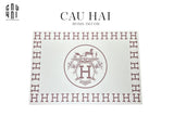 THẢM CỬA DA 60X90 - ICONIC WHITE HELIOS DOOR MAT-CẬU HAI HOME DECOR