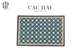 THẢM CỬA DA 60X90 - LATTICE OF LUXURY DOOR MAT-CẬU HAI HOME DECOR