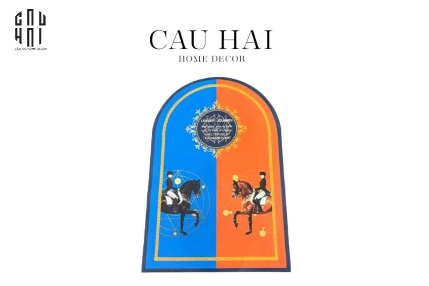 THẢM CỬA DA 80x120 - DOOR MAT - OB HORSEMAN-CẬU HAI HOME DECOR