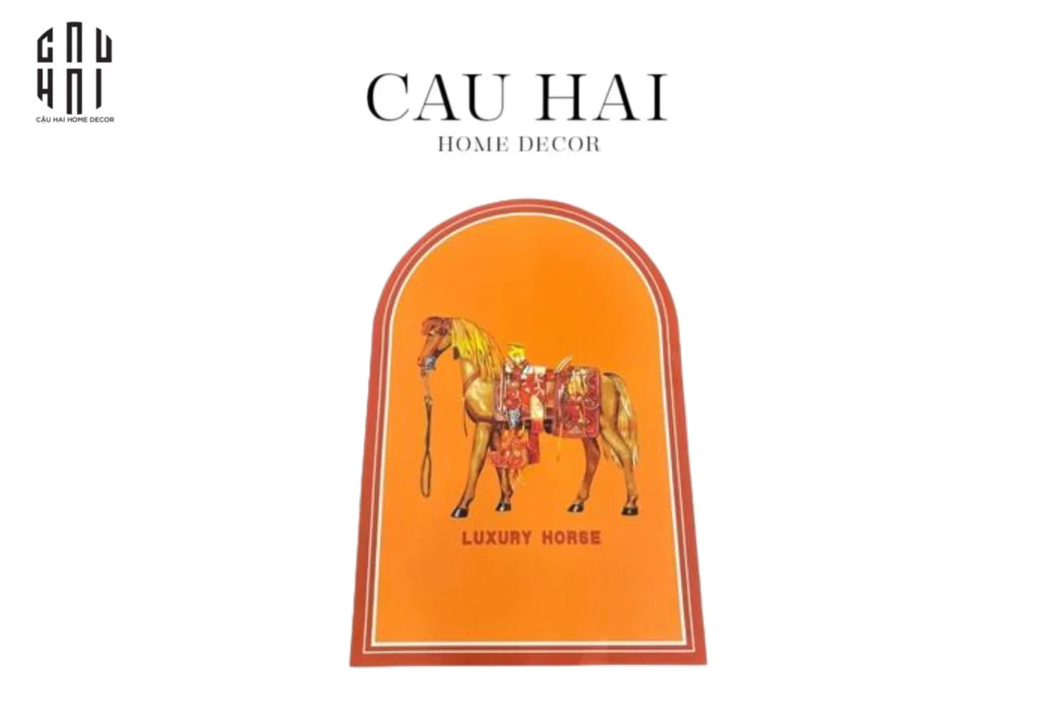 THẢM CỬA DA 80x120 - MON PETIT CHEVAL-CẬU HAI HOME DECOR