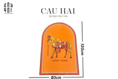 Thảm Cửa Da 80X120 - Mon Petit Cheval-CẬU HAI HOME DECOR