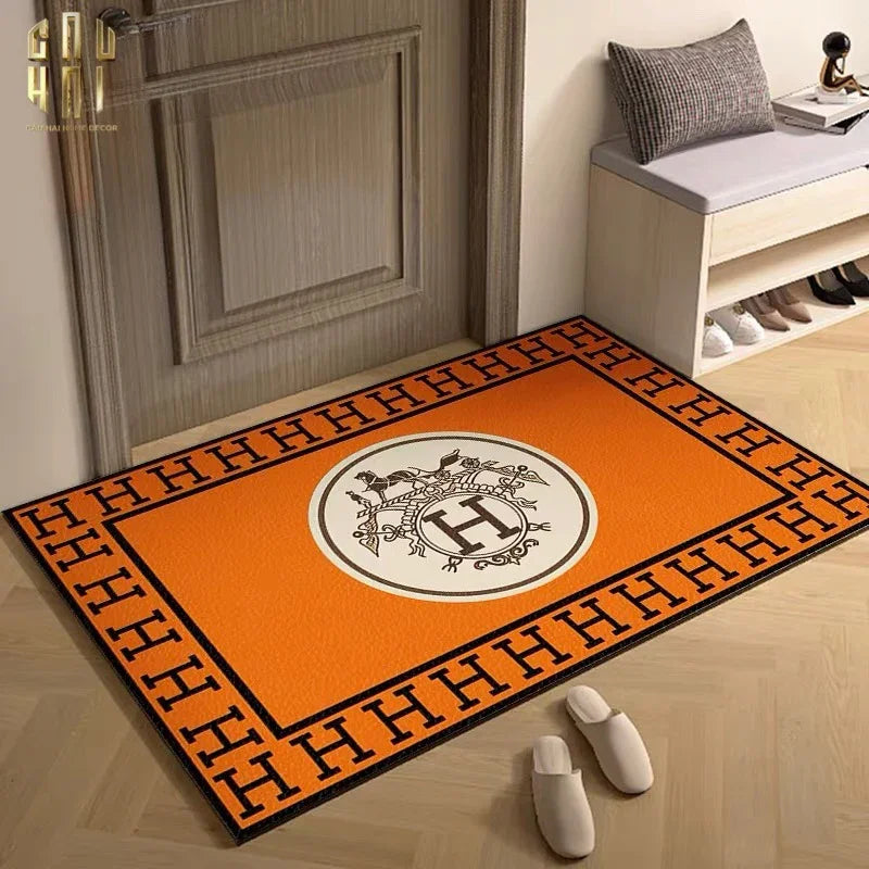 THẢM CỬA DA 80x120 MULTI HELIOS LUXURY LEATHER RUG-CẬU HAI HOME DECOR