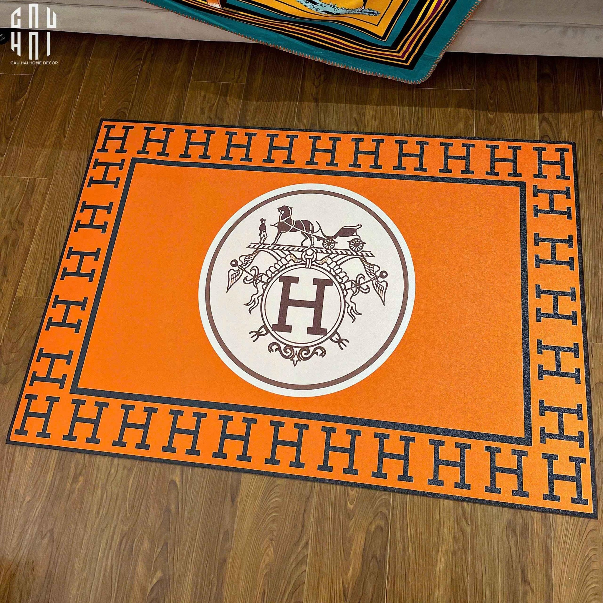 THẢM CỬA DA 80x120 MULTI HELIOS LUXURY LEATHER RUG-CẬU HAI HOME DECOR