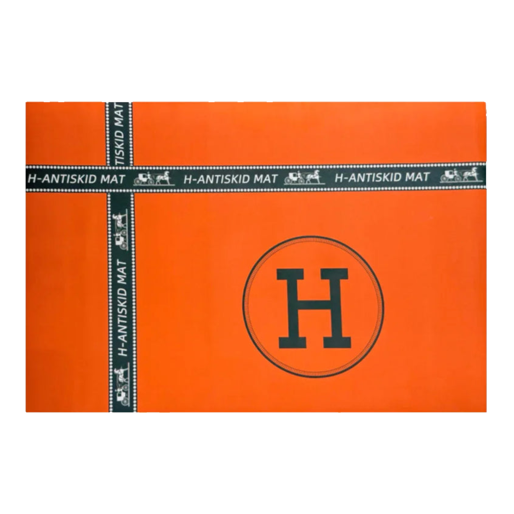80x120 Leather Door Mat - Ribbon Helios