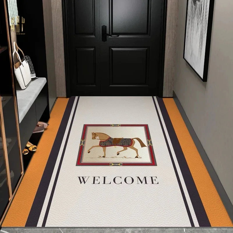 THẢM CỬA DA 80x120 - ROYALE CAVALIER - LIGHT ORANGE-CẬU HAI HOME DECOR