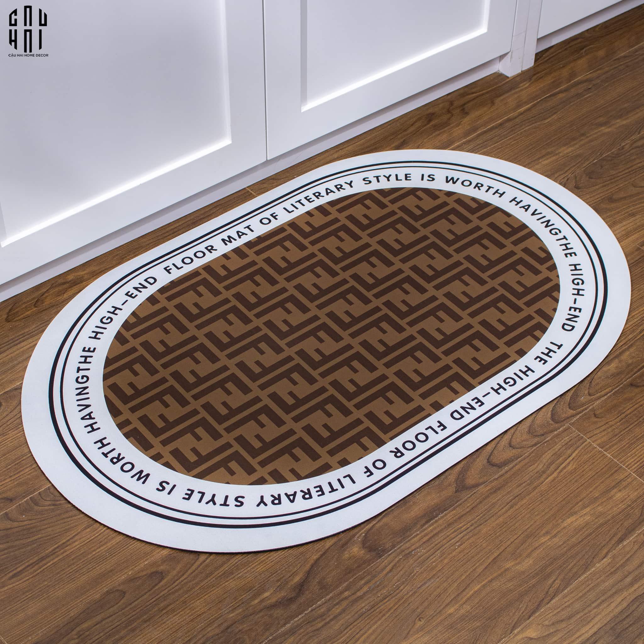 THẢM CỬA - DOOR MAT - 50x80 ARTHUR-CẬU HAI HOME DECOR