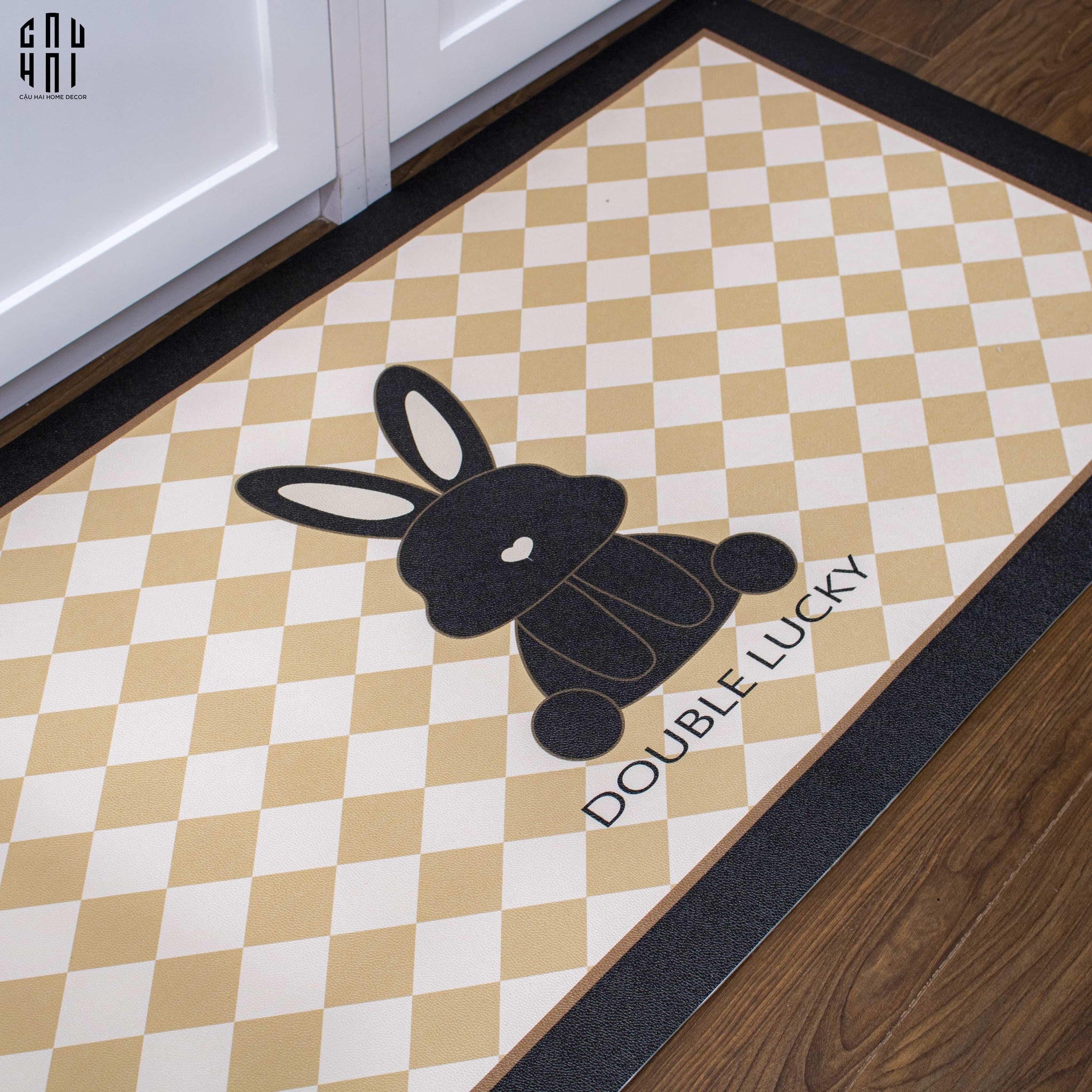 THẢM CỬA - DOOR MAT - 60x120 GOLDEN BUNNY - RECTANGLE SS25-CẬU HAI HOME DECOR