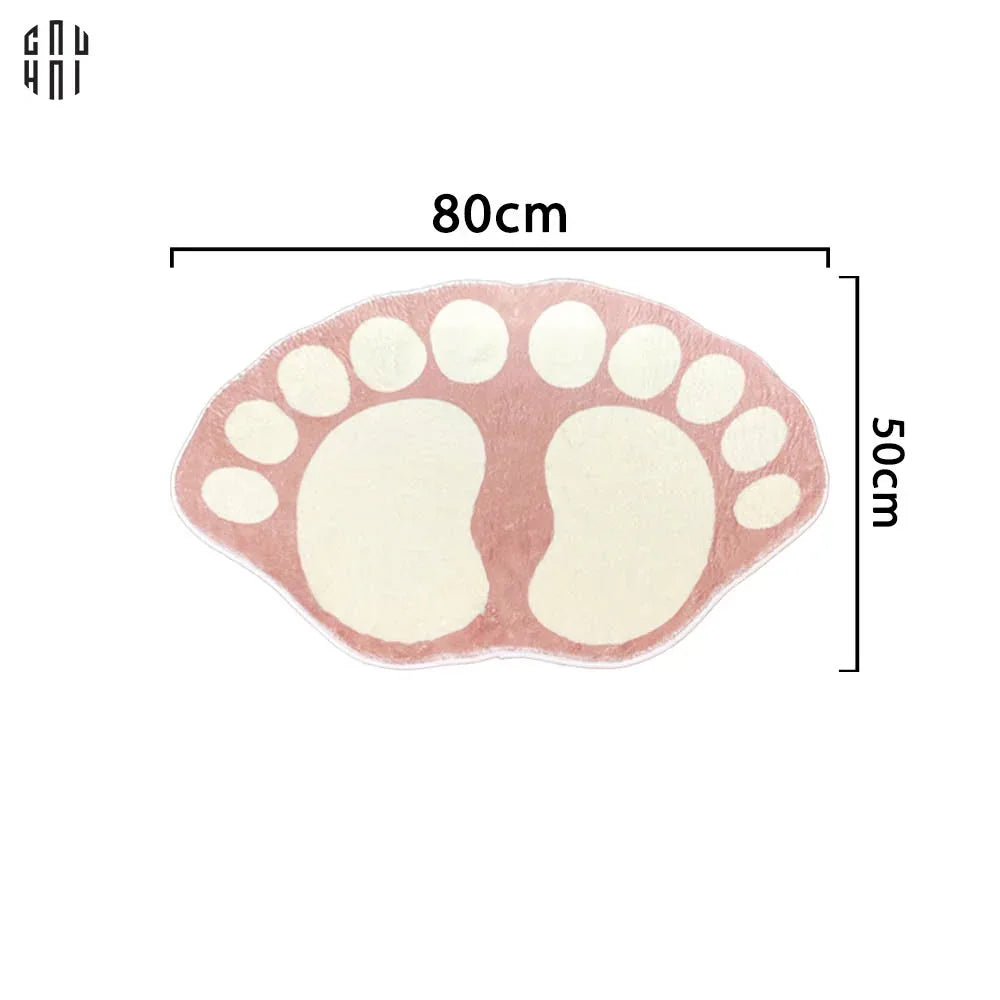 THẢM CỬA LÔNG DỆT - DOOR MAT - 50x80 LOVEY FOOT-CẬU HAI HOME DECOR