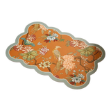 Gen8 Micro-Nappa Leather Bathroom Door Mat 60X90 - Bird Of Dynasty - Absorbent Leather