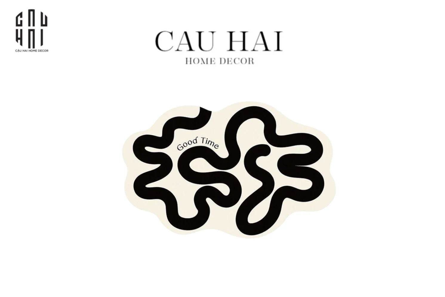 Thảm Cửa Microfiber 40X60 - Doodle - CẬU HAI HOME DECOR