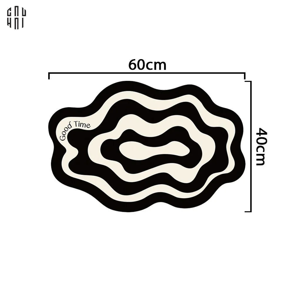 Thảm Cửa Microfiber 40X60 Doodle Cave-THẢM CỬA-CẬU HAI HOME DECOR