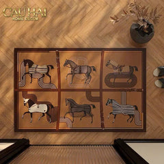 Thảm Cửa Microfiber 50x75 Équestre Héritage Cheval de Voyage-CẬU HAI HOME DECOR