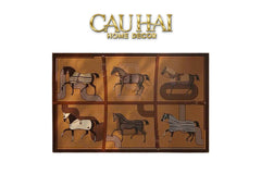 Thảm Cửa Microfiber 50x75 Équestre Héritage Cheval de Voyage-CẬU HAI HOME DECOR