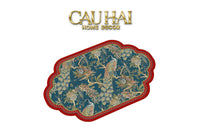 Thảm Cửa Microfiber 50x75 - Paon Plumage Prosperity-CẬU HAI HOME DECOR