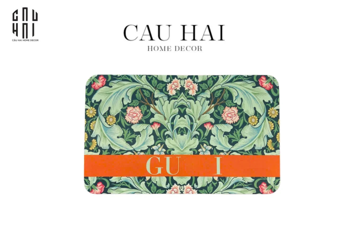 Thảm Cửa Microfiber 50X80 - Botanica Gg - Door Mat - CẬU HAI HOME DECOR