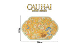 Thảm Cửa Microfiber 50x80 Cam Trendy - Đào Viên Xuân Cảnh-THẢM CỬA-CẬU HAI HOME DECOR
