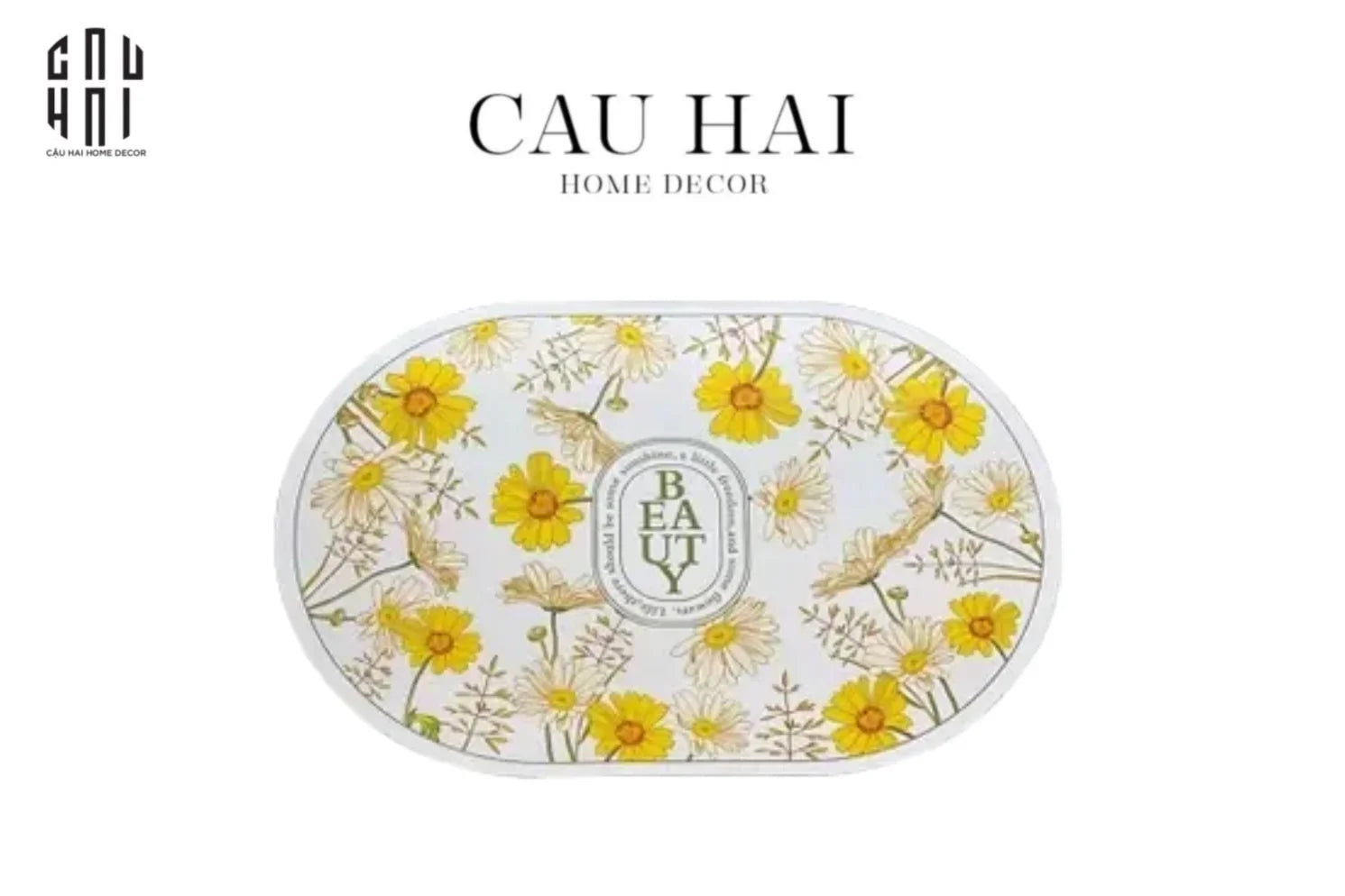 THẢM CỬA MICROFIBER - 50x80 DAISY-CẬU HAI HOME DECOR