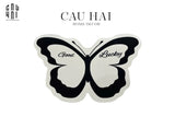 Thảm Cửa Microfiber 50X80 - Lucky Butterfly Door Mat - CẬU HAI HOME DECOR
