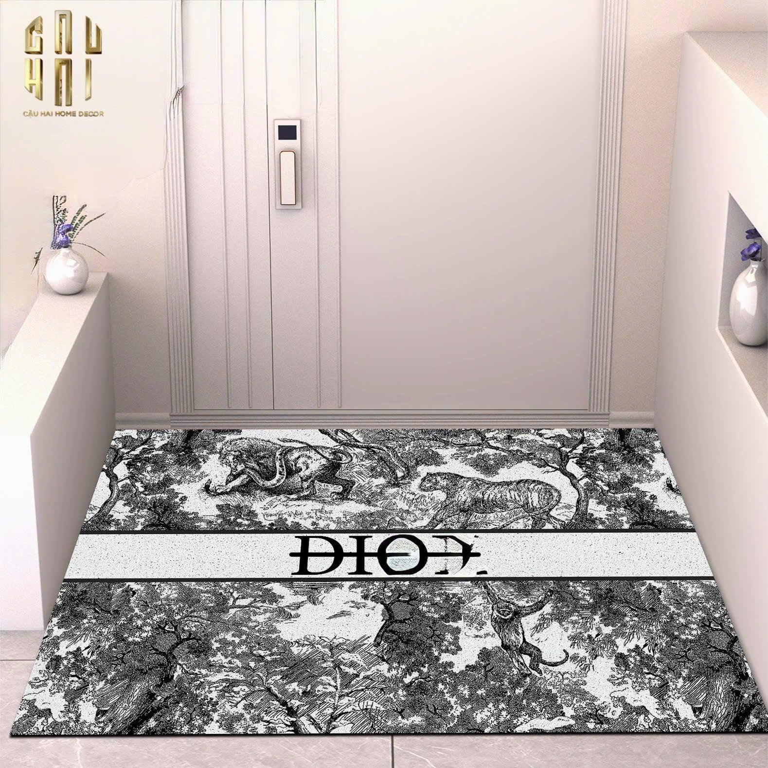 THẢM CỬA MICROFIBER 50X80 - SMOKY JUNGLE D.O-CẬU HAI HOME DECOR