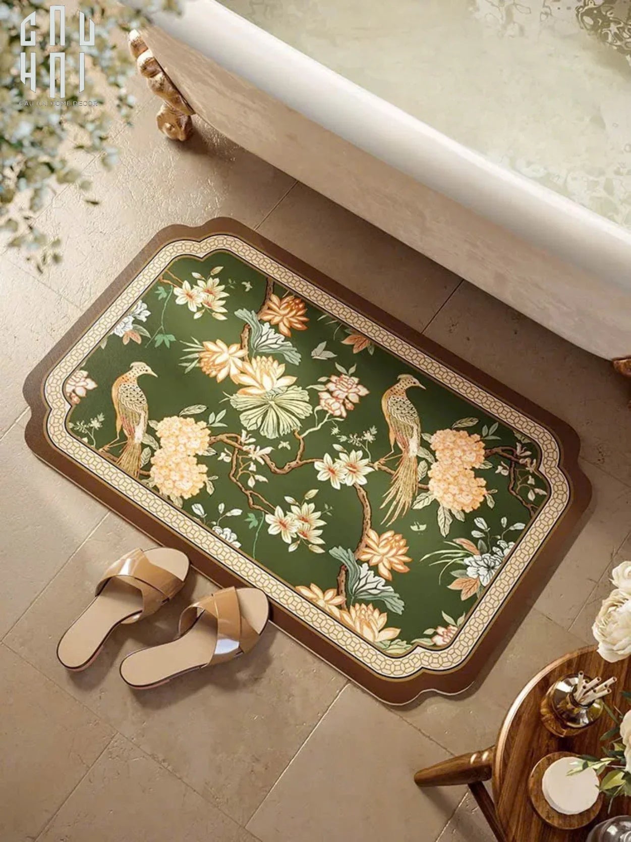 THẢM CỬA MICROFIBER 50X80 - THANH TƯỚC PREMIUM DOOR MAT-CẬU HAI HOME DECOR