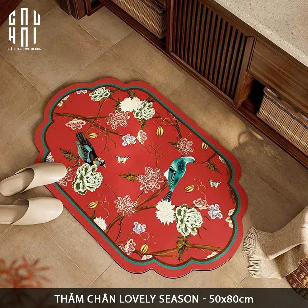 THẢM CỬA MICROFIBER 50x80 - XUÂN ĐIỂU DOOR MAT-CẬU HAI HOME DECOR