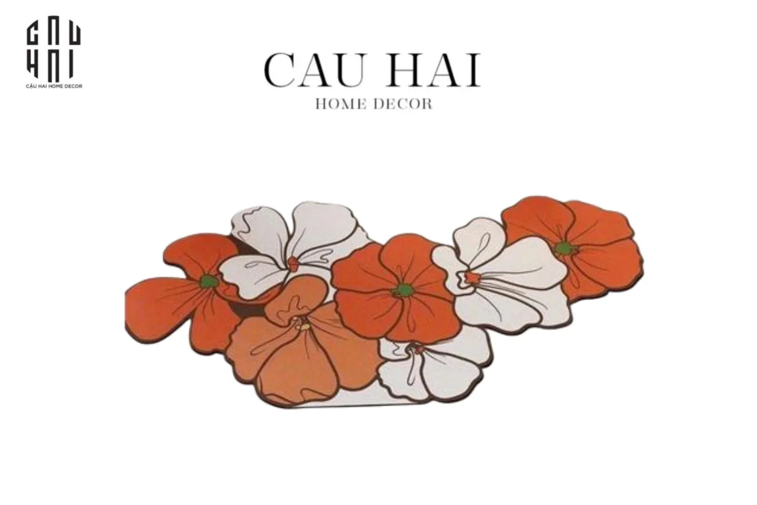 Thảm Cửa Microfiber - 60X90 Blossom Burst - CẬU HAI HOME DECOR