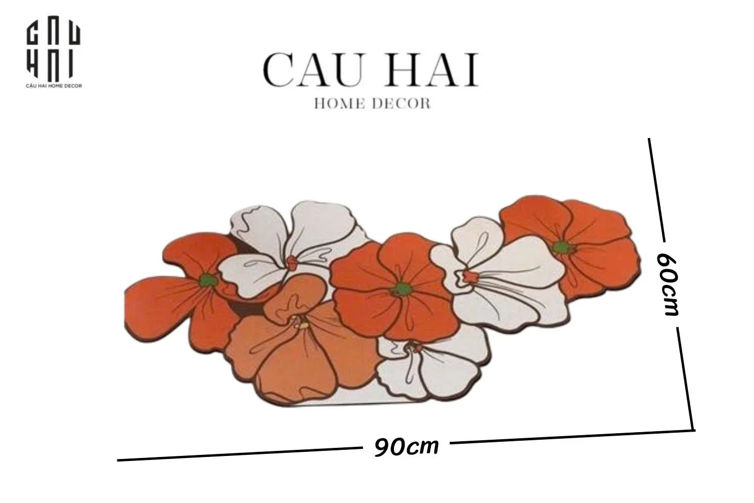 THẢM CỬA MICROFIBER - 60x90 BLOSSOM BURST-CẬU HAI HOME DECOR